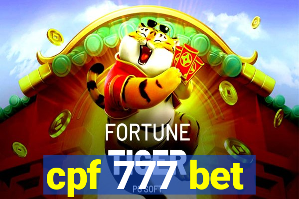 cpf 777 bet